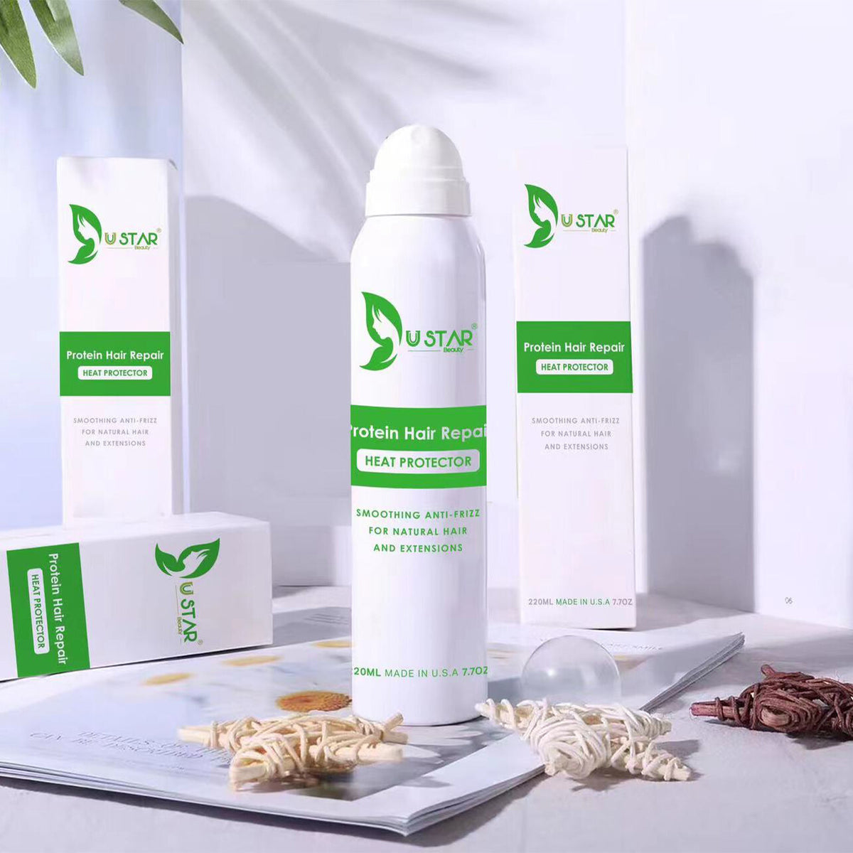 Ustar Protein Repair Heat Protection Spray - Hair Heat Shield