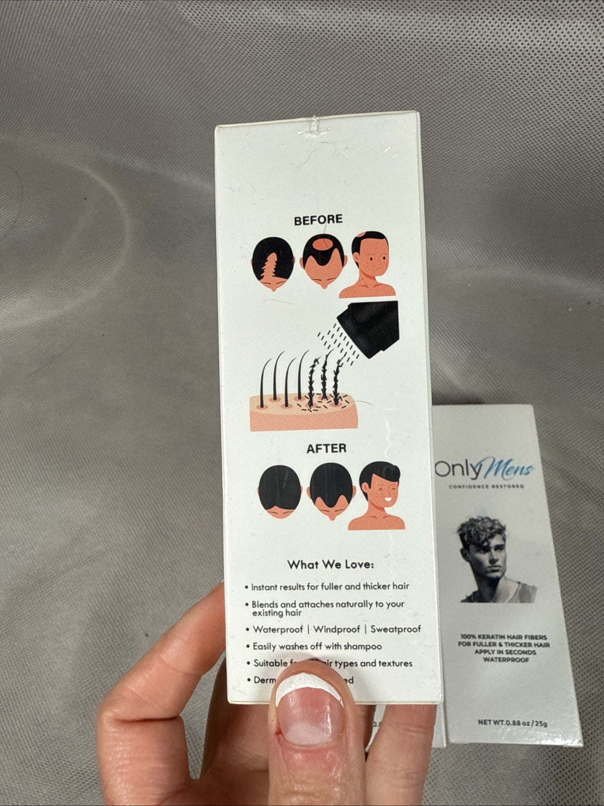 Keratin Hair Fibers Dark Brown - 3 Pack