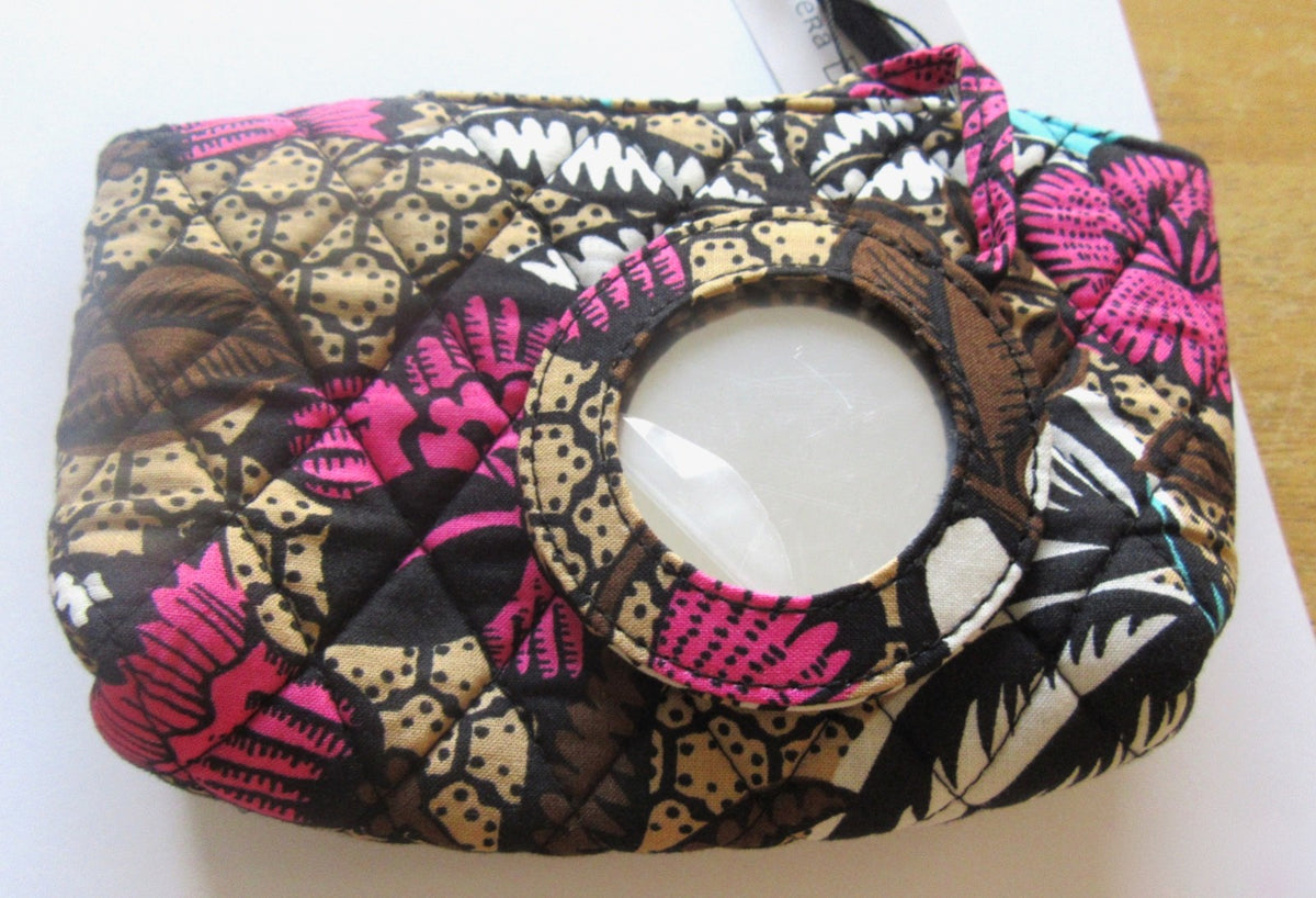 Vera Bradley Canyon Road Quilted Floral Cosmetic Case with Mirror - Travel Size