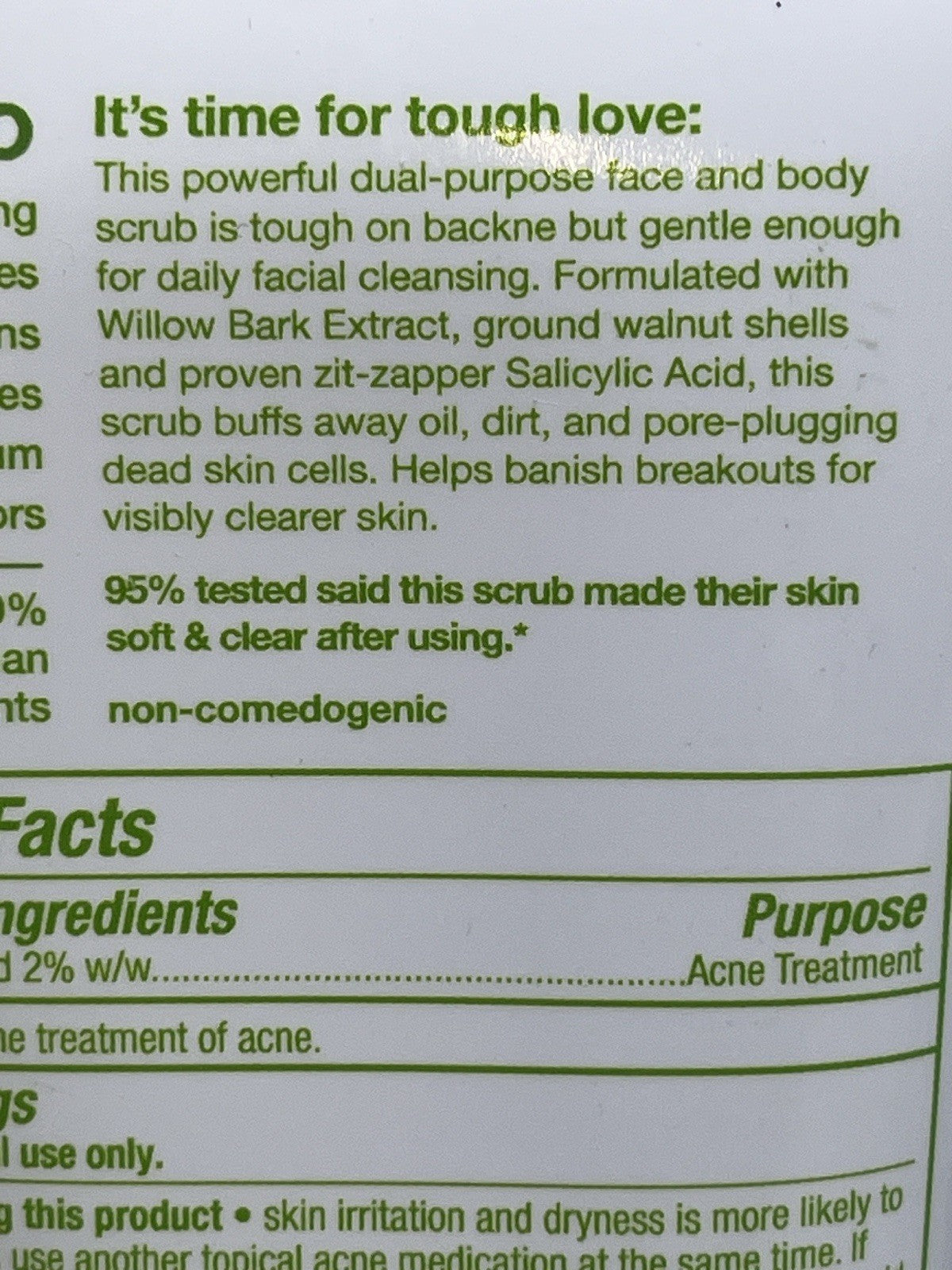 2 Alba Botanica Acnedote Exfoliating Face & Body Scrub 8 oz New