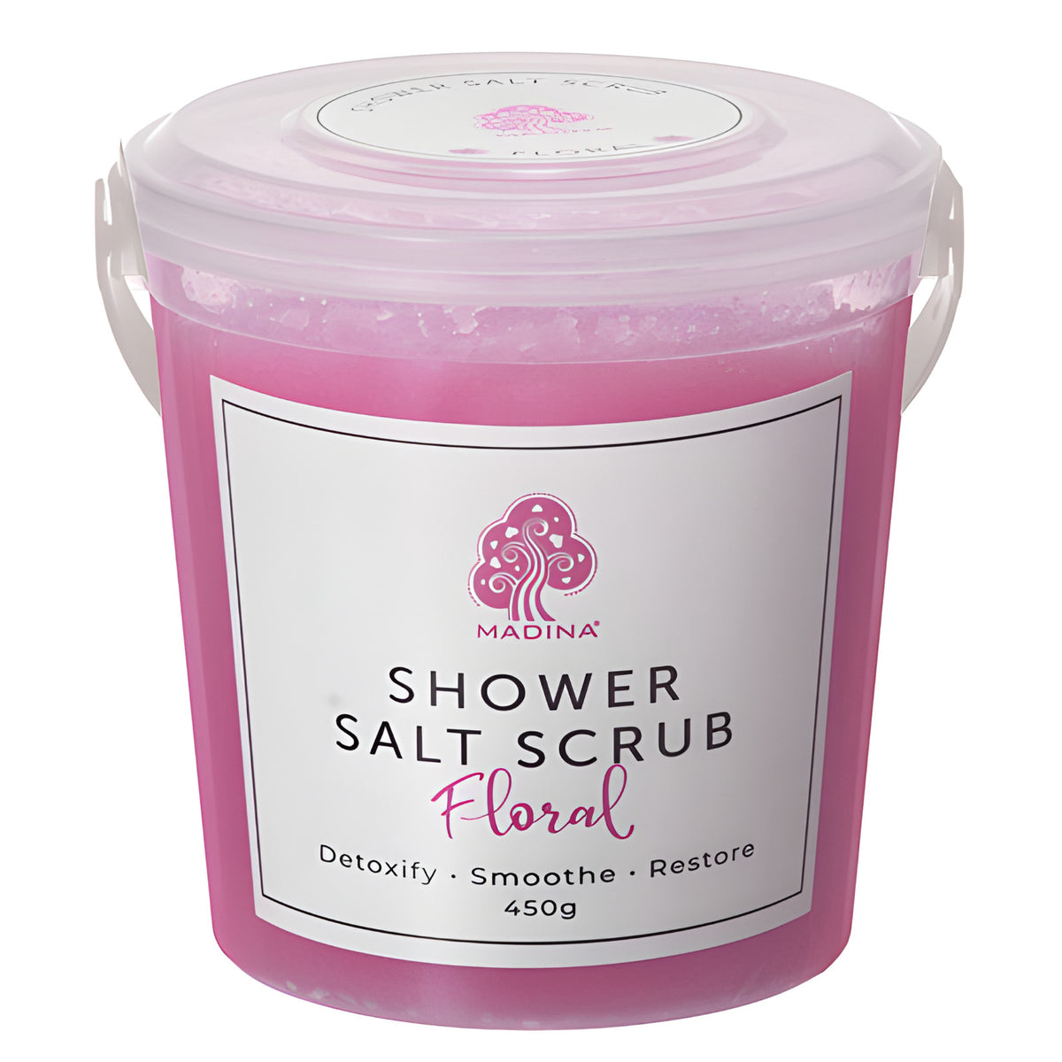Salt Shower Scrub | Citrus Floral Madina Gentle Exfoliant Body Glow