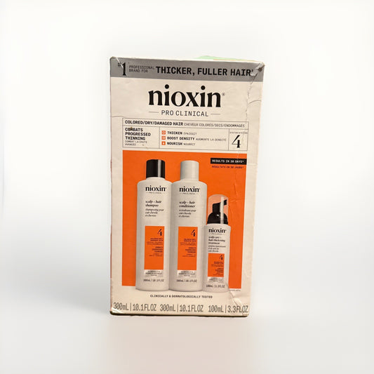 Nioxin System 4 Shampoo, Conditioner & Scalp Treatment Set