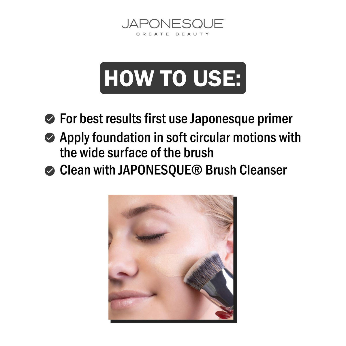 High-Density Foundation Brush for Flawless Makeup Application