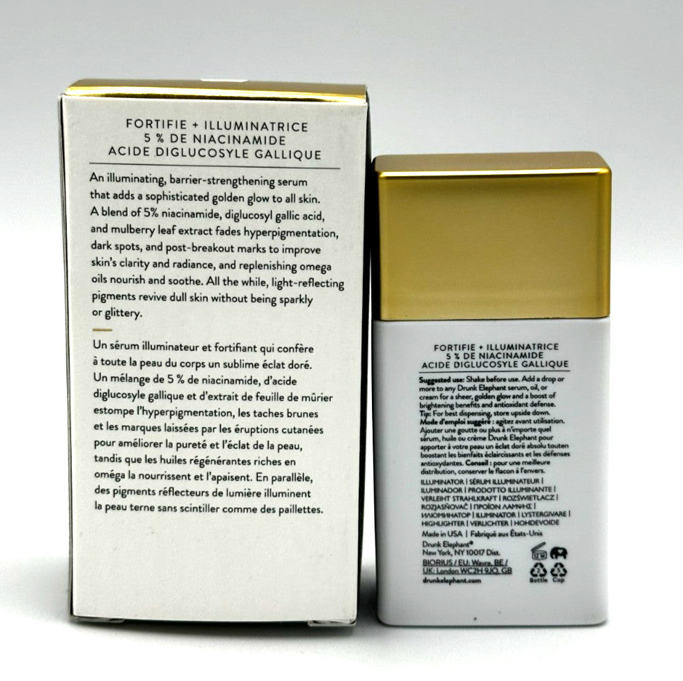 Drunk Elephant B Goldi Bright Drops 30ml Brightening Serum - New