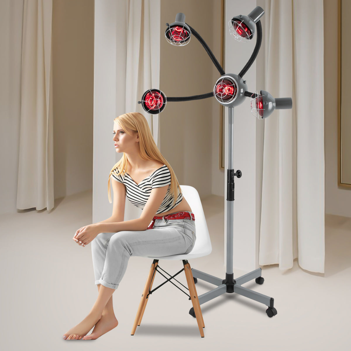 Infrared Hair Drying & Styling Lamp for Salon Hair Perming & Dyeing