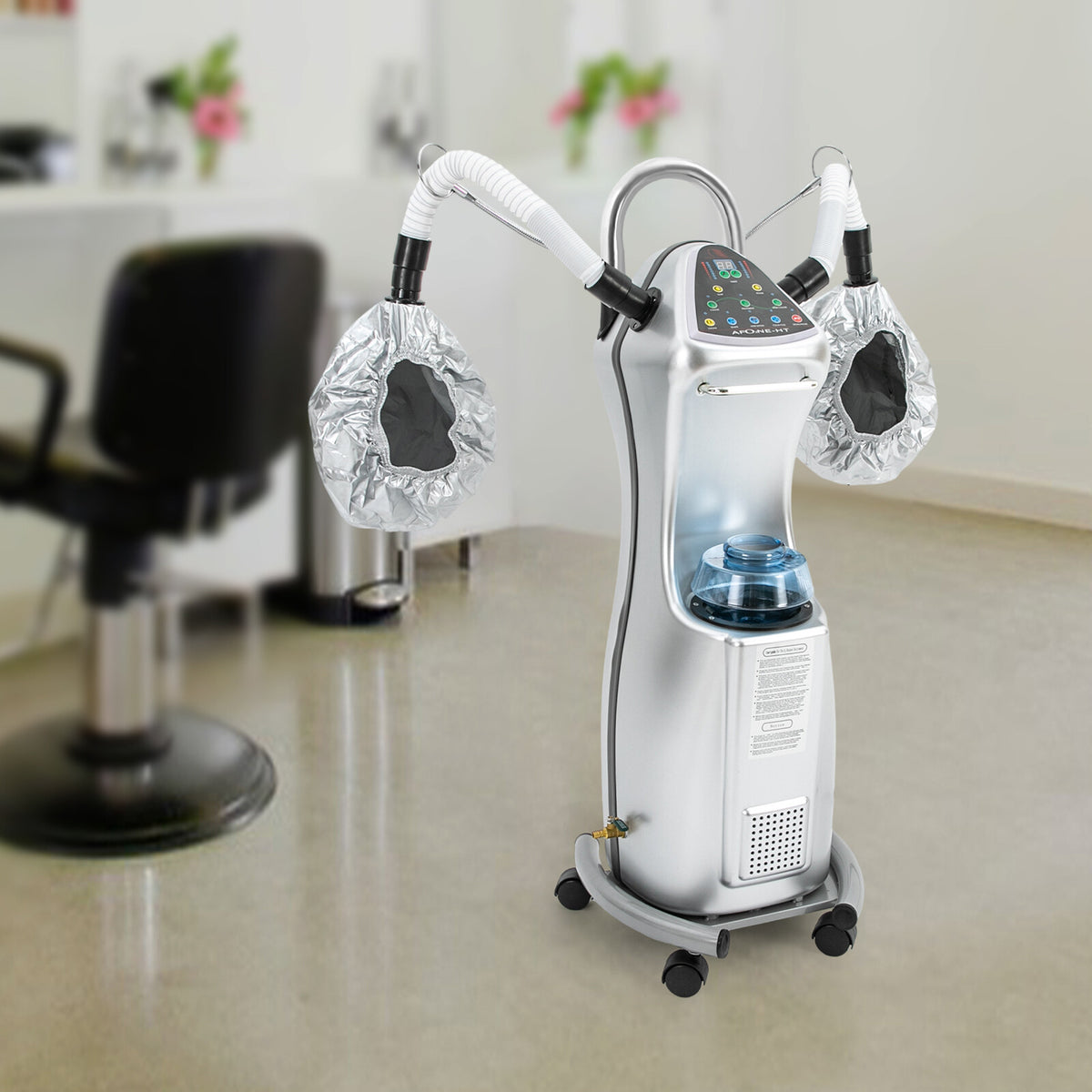 Professional Hair Steamer with Ozone Function - Adjustable Height & Treatment Machine 110V