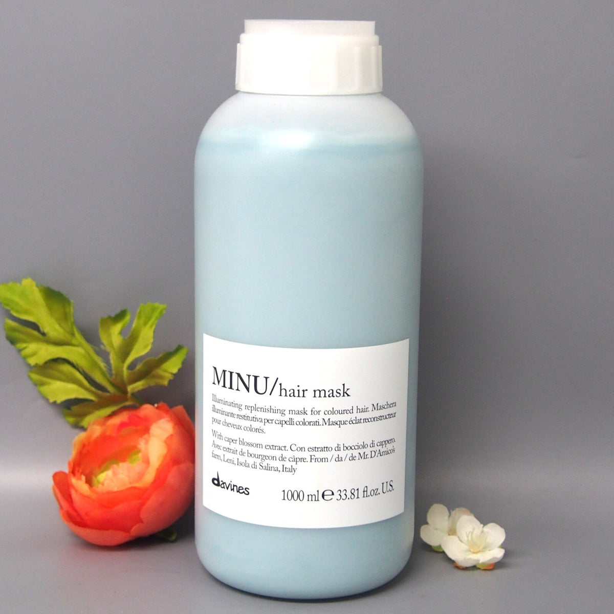 Davines Minu Hair Mask with Pump 1L / 33.8oz - Nourishing Hair Treatment