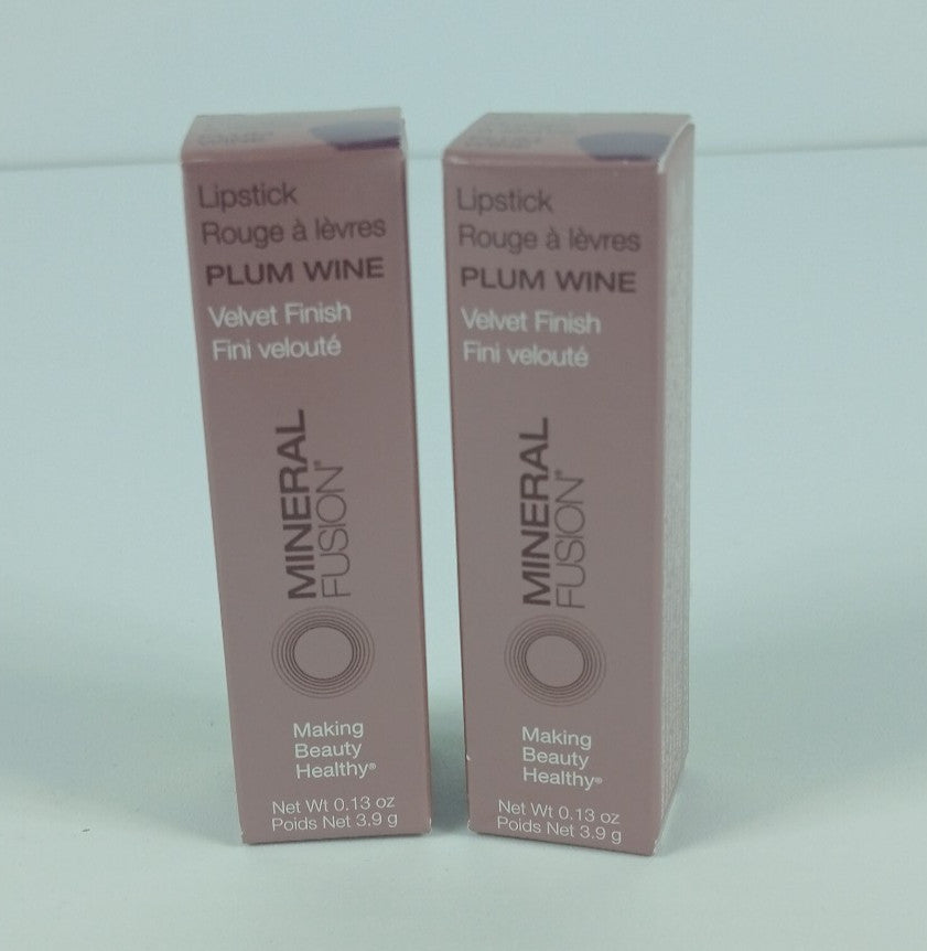 Mineral Fusion Lipstick Plum Wine Set - 2 Lipsticks 0.13 fl oz Each