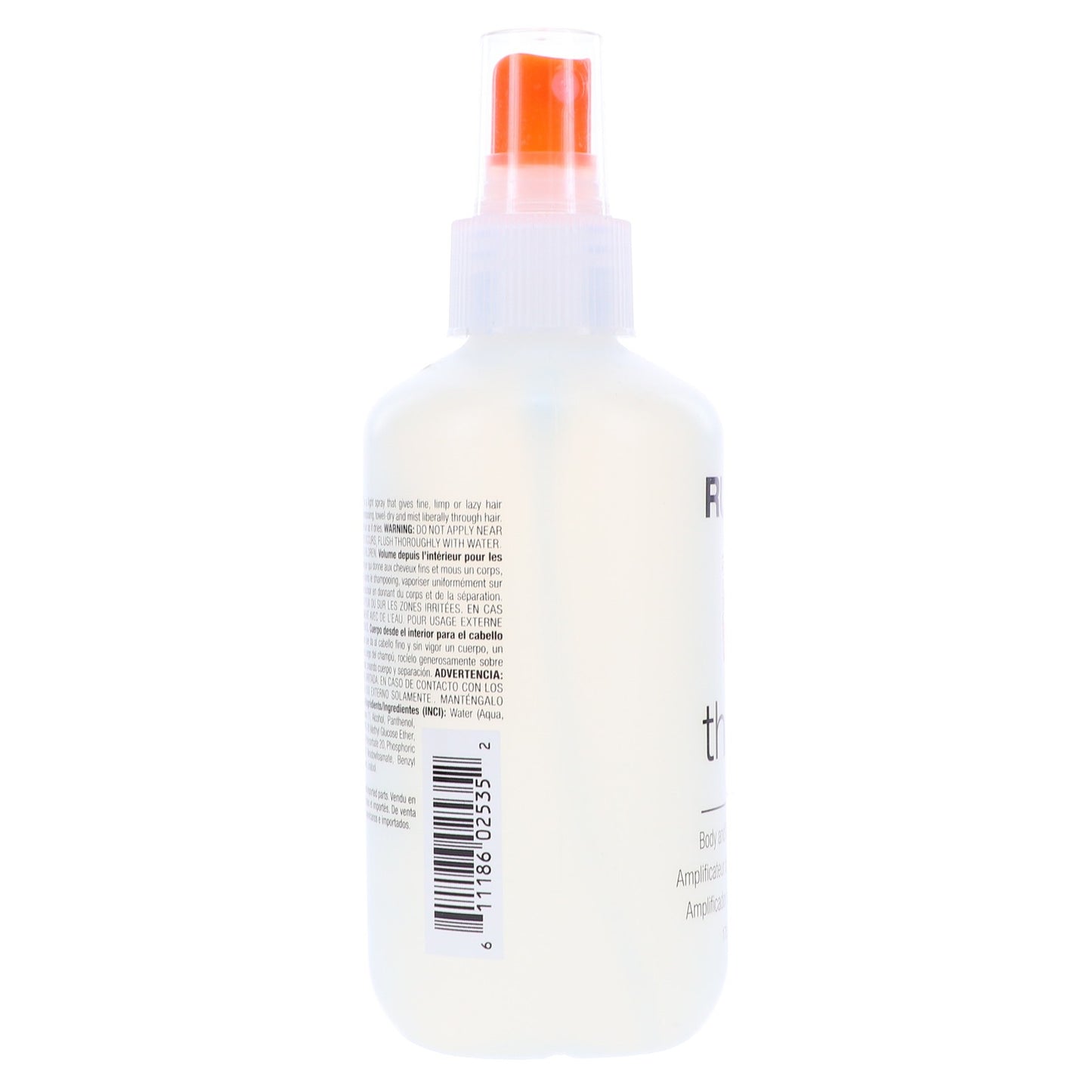 Rusk Thick Body and Texture Amplifier - 6 oz for Fine & Thin Hair