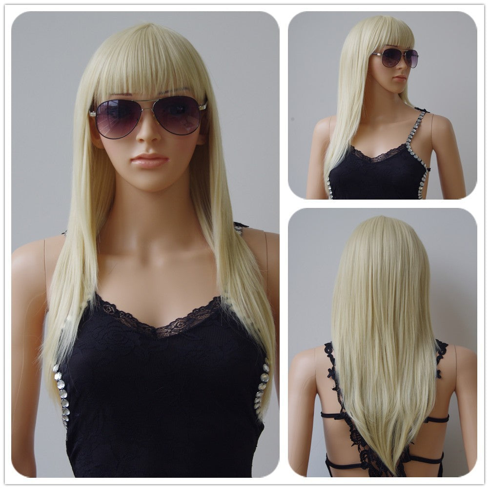 Long Ombre Wigs - Heat Resistant Synthetic Hair, Thick Full Wigs
