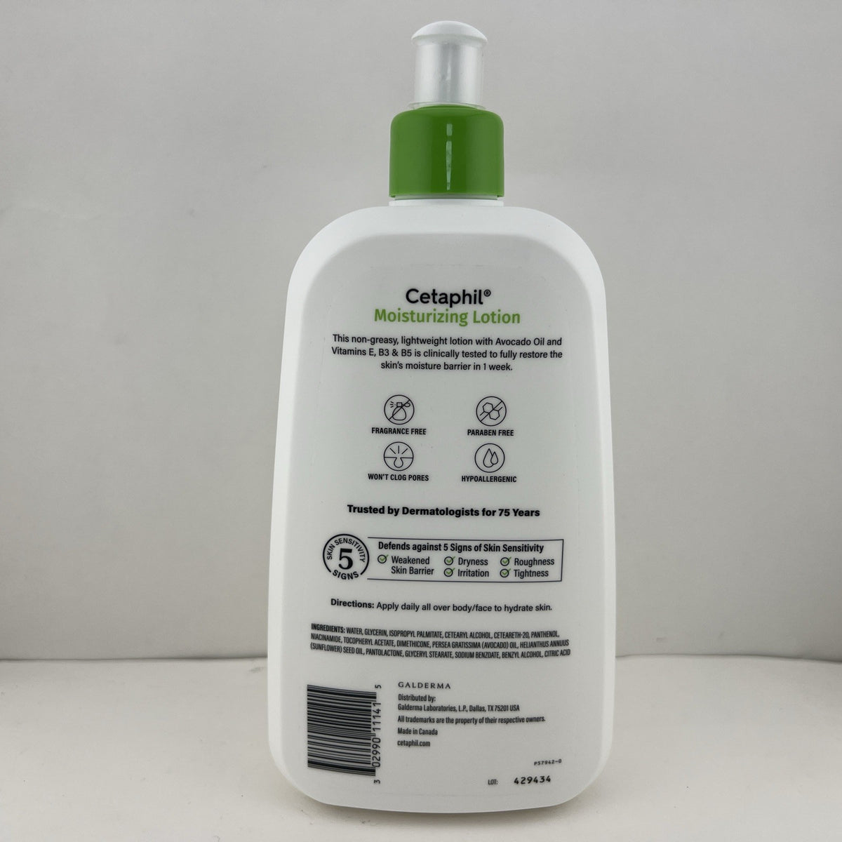 Cetaphil MOISTURIZING LOTION Normal to Dry Skin, Jumbo Size 20 fl oz