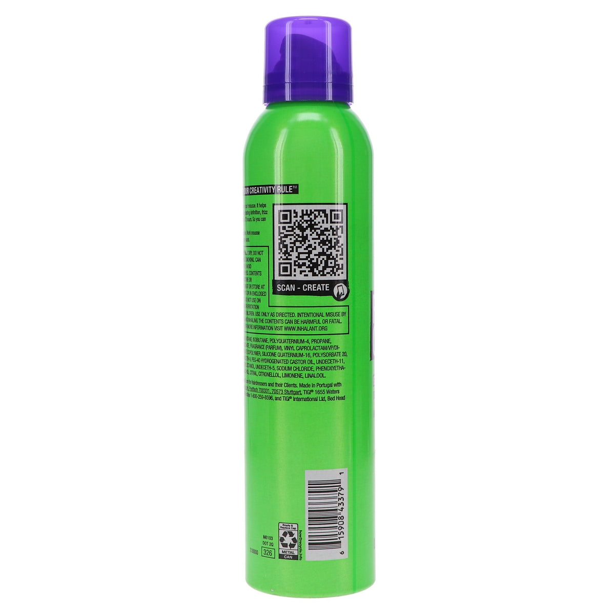 Extreme Curl Mousse for Curly Hair - Taming Frizz & Defining Curls 8.4 oz