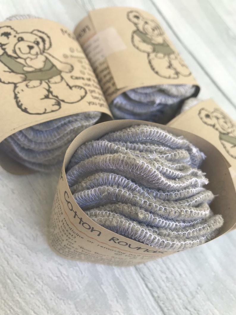 Reusable Cotton Rounds Facial Pads Set - Eco-Friendly Makeup & Skincare