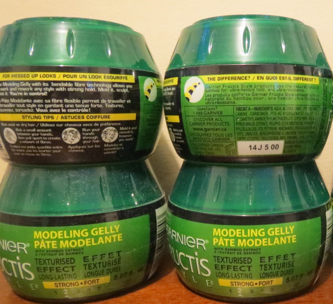 Garnier Fructis Style Fiber Gum Putty - Pliable Molding Strong Texture 150ml (Pack of 4)