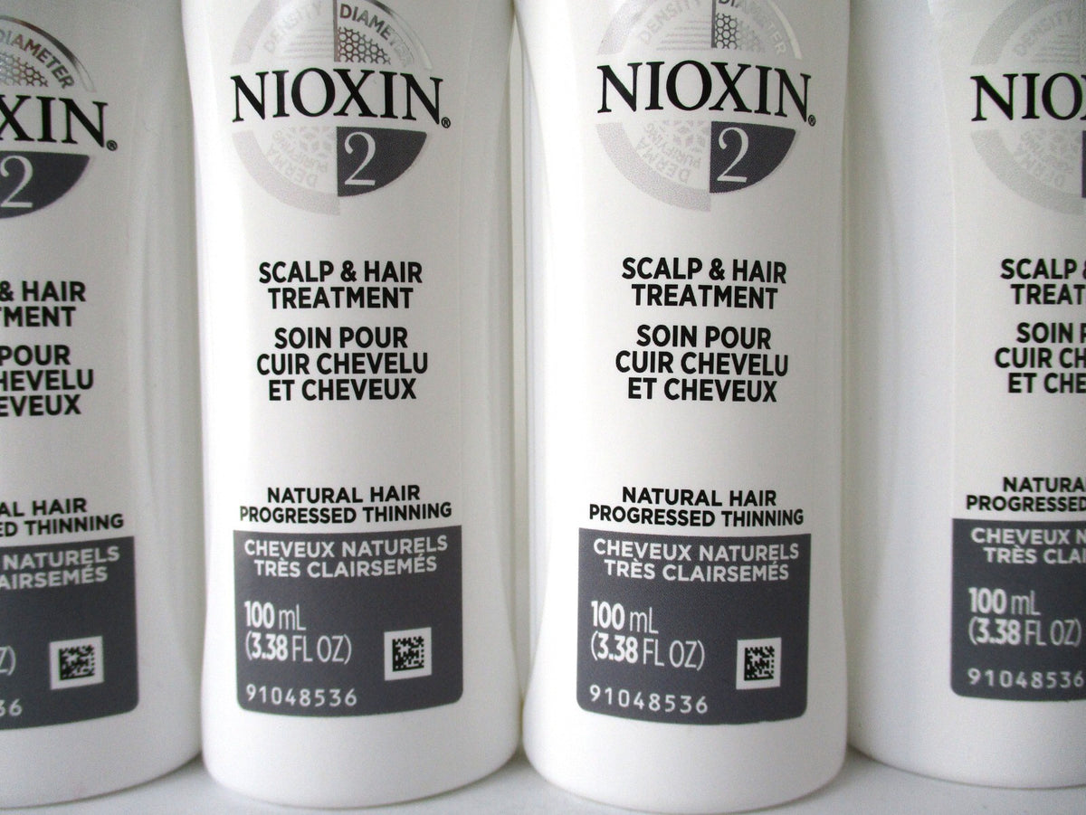 Nioxin System #2 Scalp & Hair Treatment 3.38 oz - 6 Pack