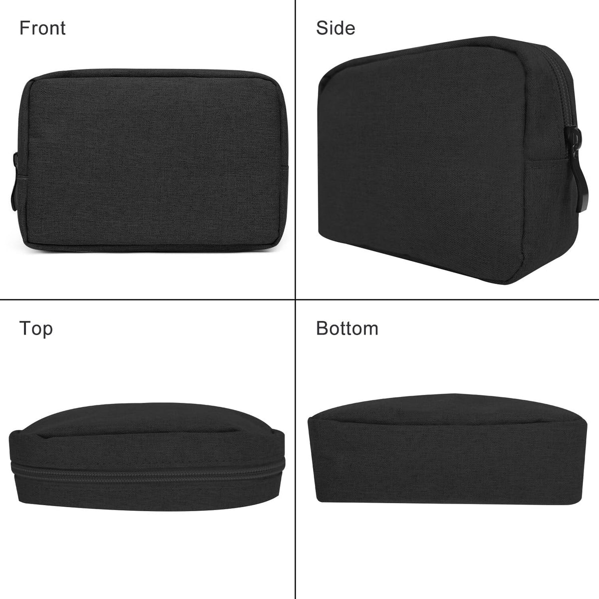 Waterproof Nylon Travel Toiletry Cosmetic Bag & Organizer - 2 Pack