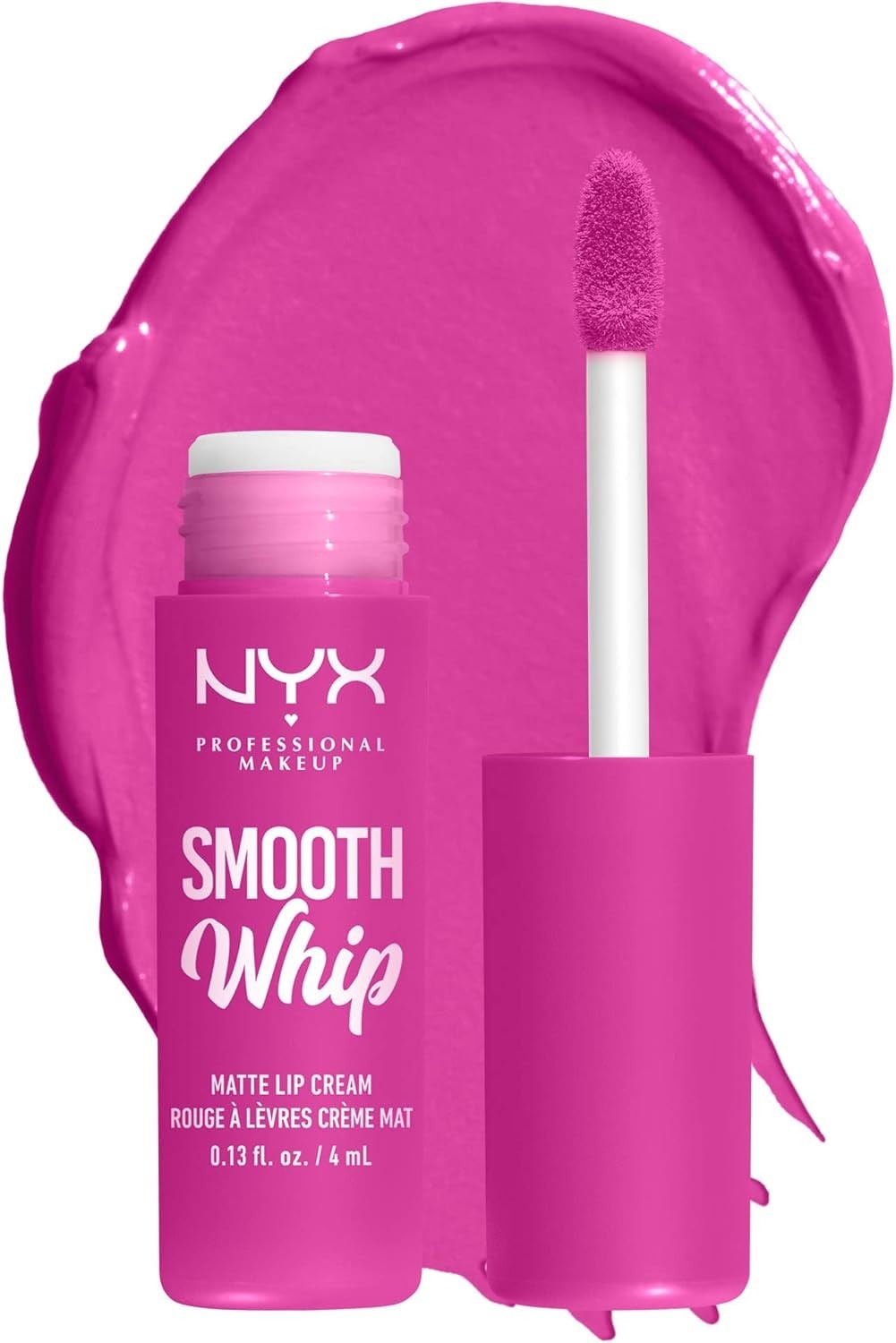 Pack of 3 Matte Lip Creams - Pink POM POM, Vegan Formula with Shea & Cocoa Butter