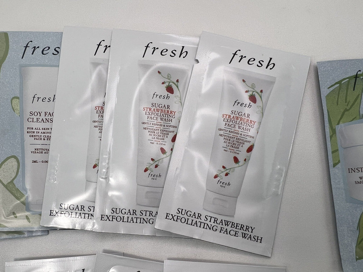 15-Piece Fresh Sample Lot - Cleanser, Black Tea Mask & Kombucha