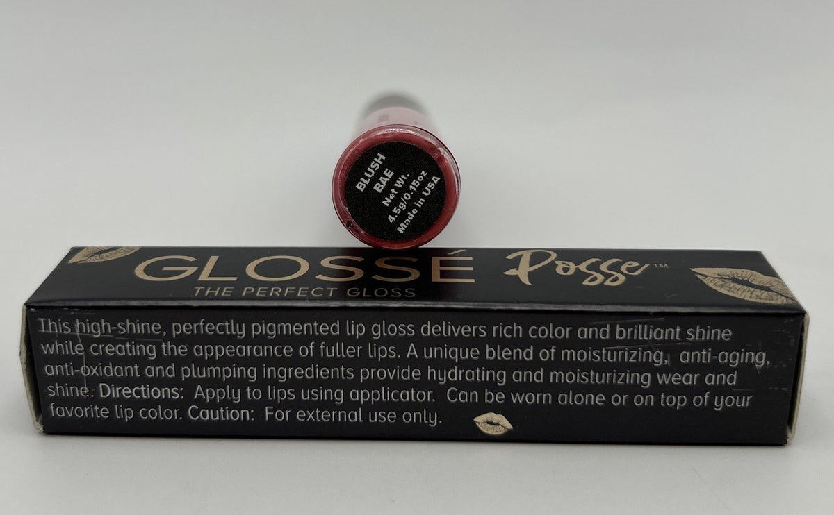Lip Gloss Blush Bae Full Size - Hydrating Lip Shine for a Natural Look