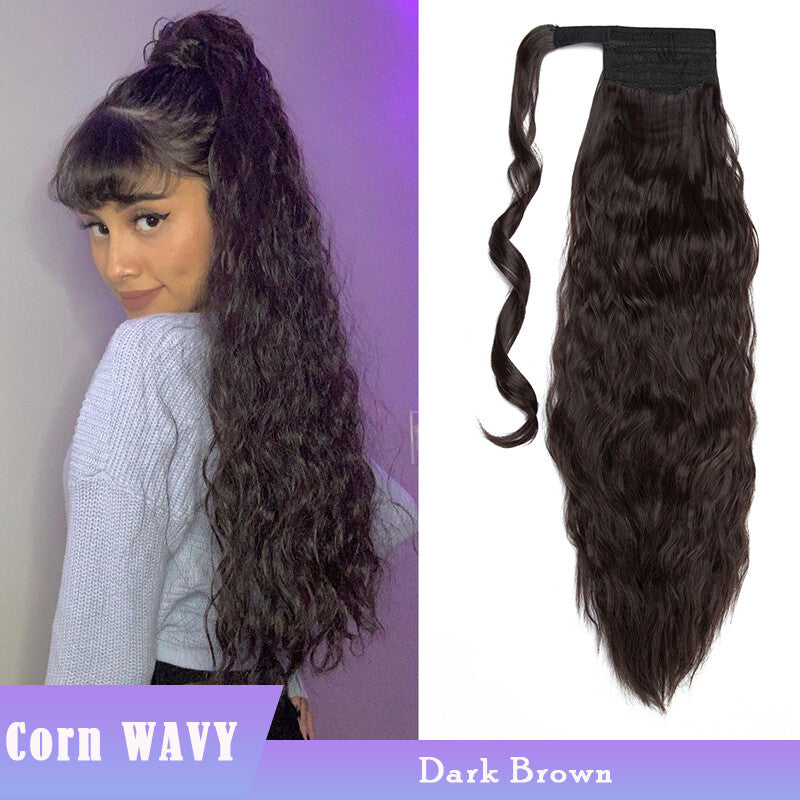Thick Real Wrap Ponytail Hair Extensions - Mega Long & Natural Looking
