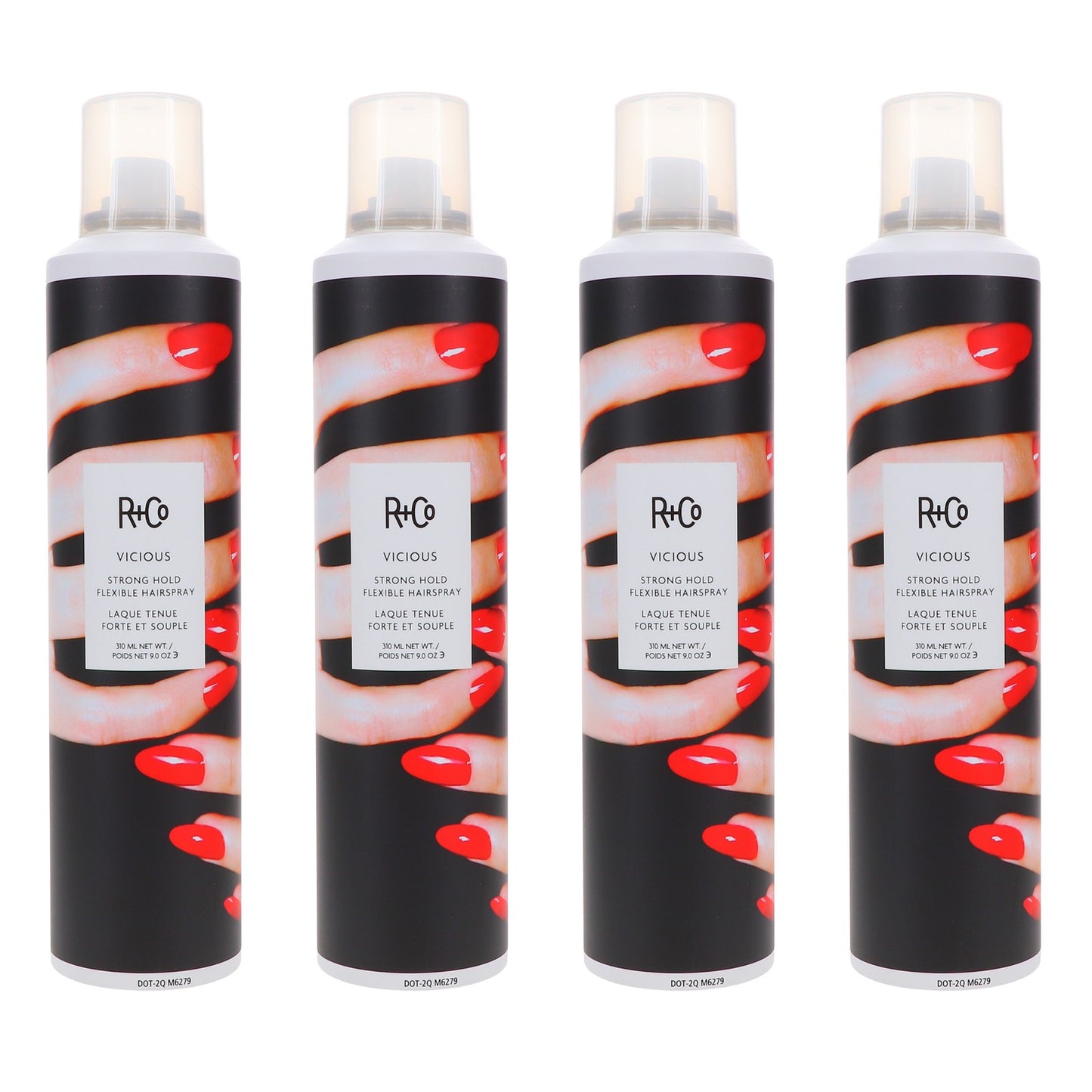 Strong Hold Flexible Hairspray - 9 oz Bottle, 4 Pack for All-Day Styling