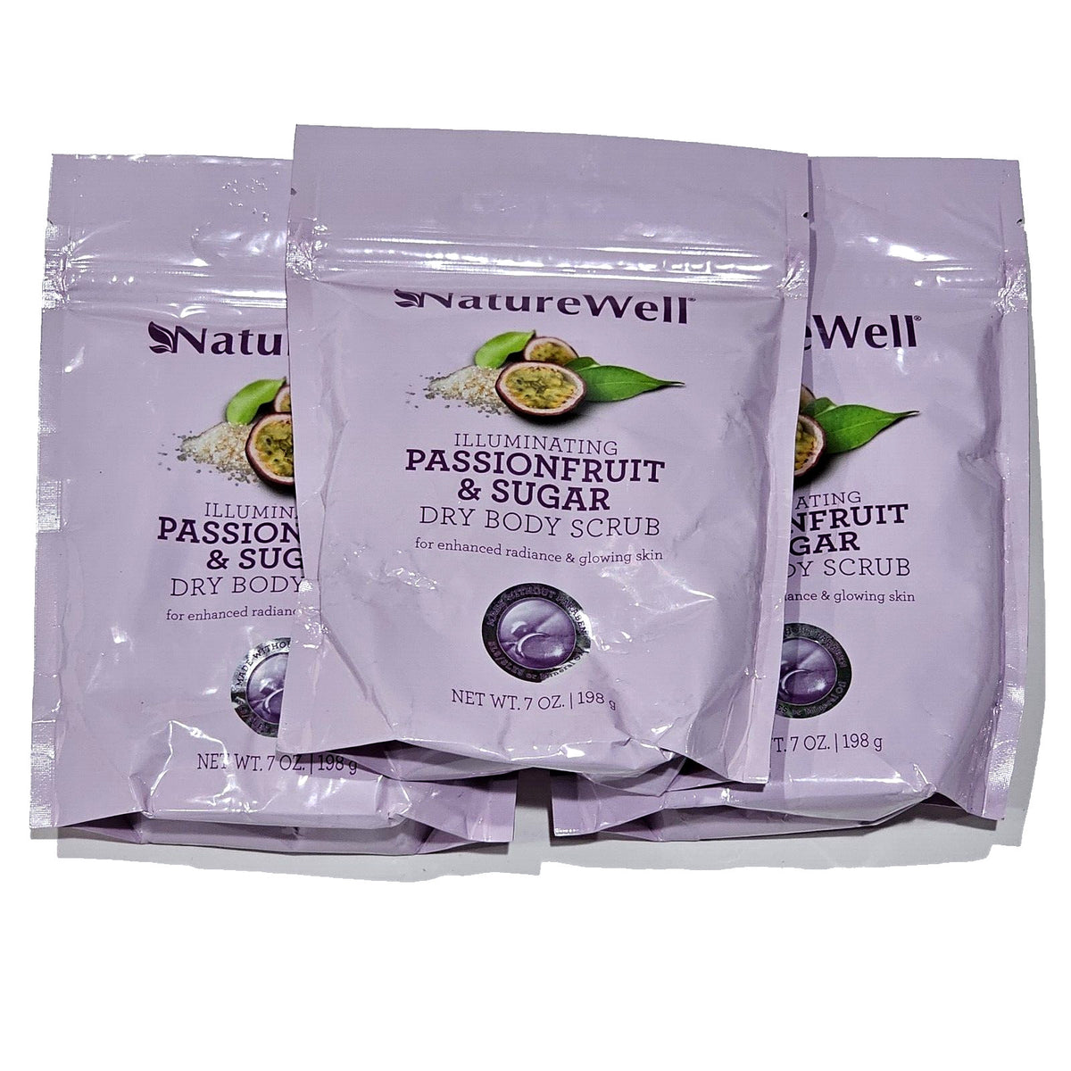 3 Pack Passionfruit & Sugar Body Scrub - Dry Skin Exfoliant 7oz