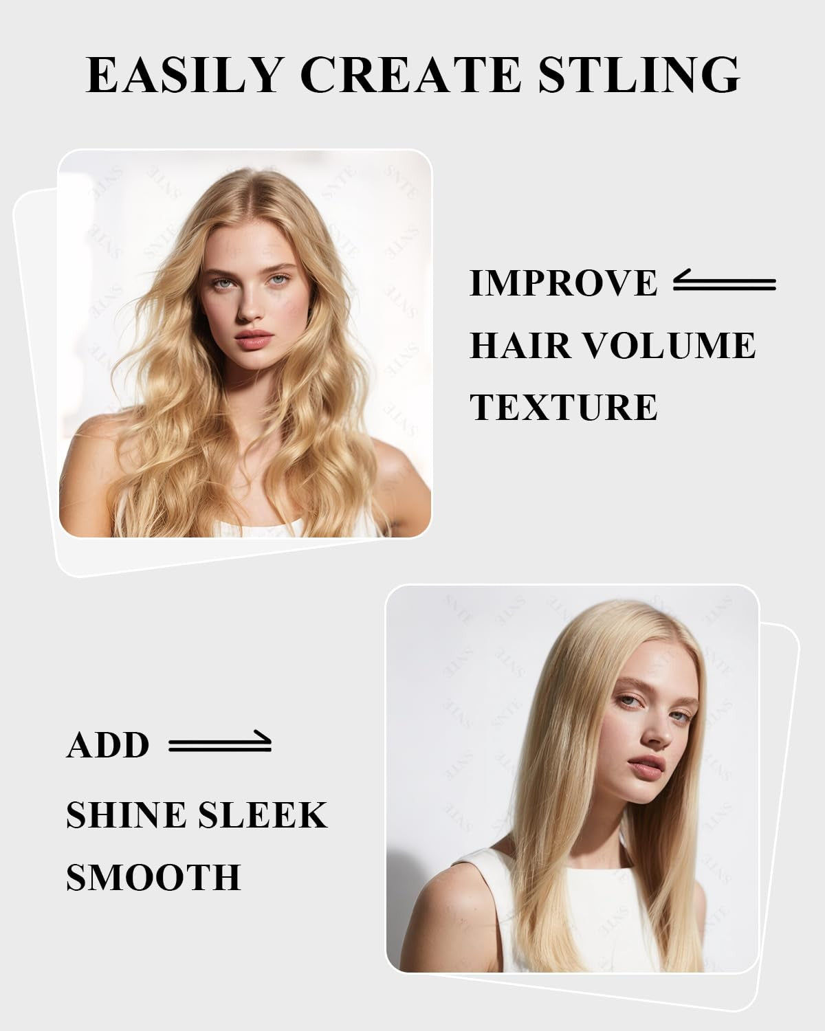 Boar Bristle Hair Brush for Slick Back Styling - Natural Shine & Flyaway Control