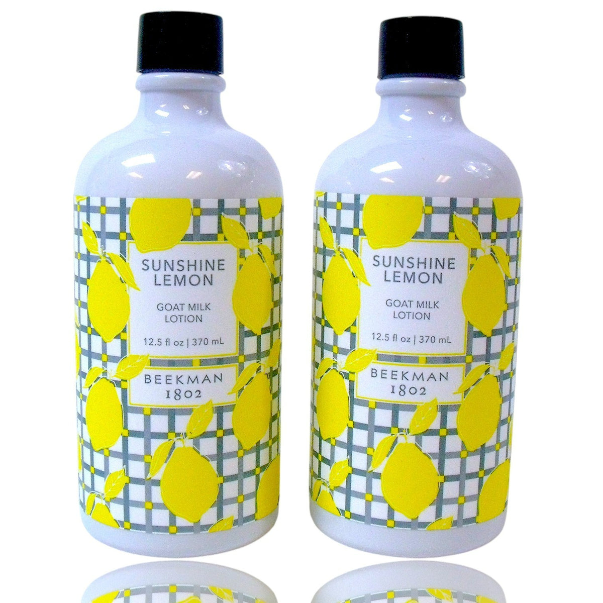 Goat Milk Hand & Body Lotion - Sunshine Lemon 12.5 oz (2-Pack)