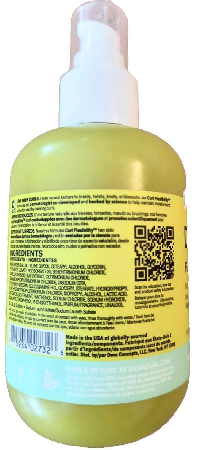 Curl Protection Primer for All Hair Types - DevaCurl FlexFactor 8 oz