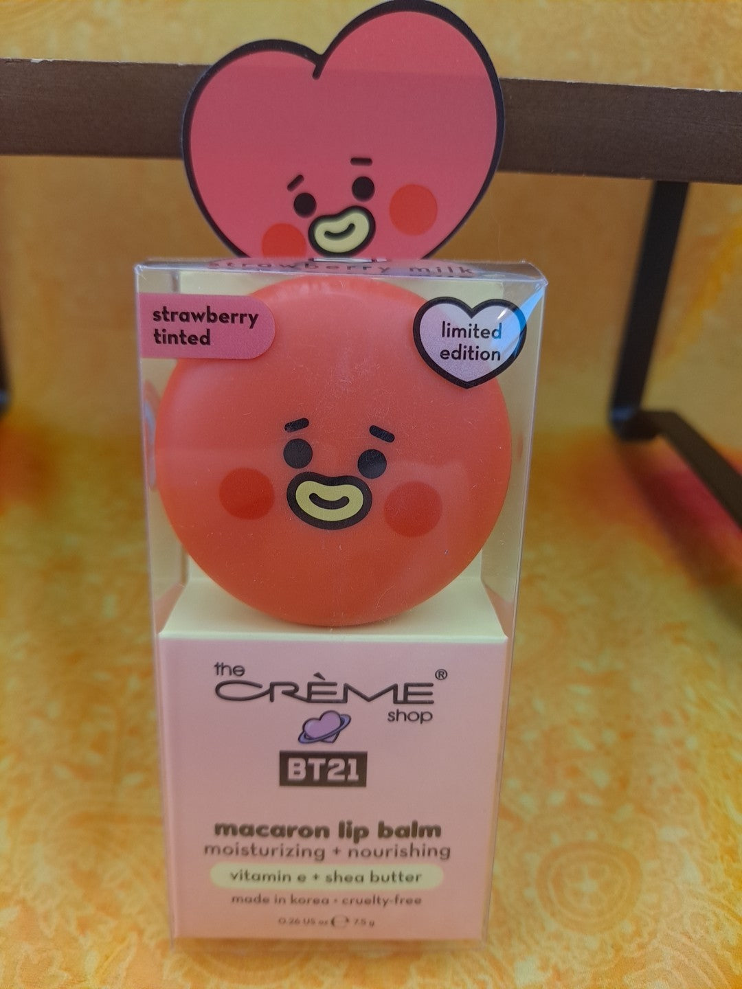 Limited Edition Strawberry Tinted Lip Balm - Macaron Style