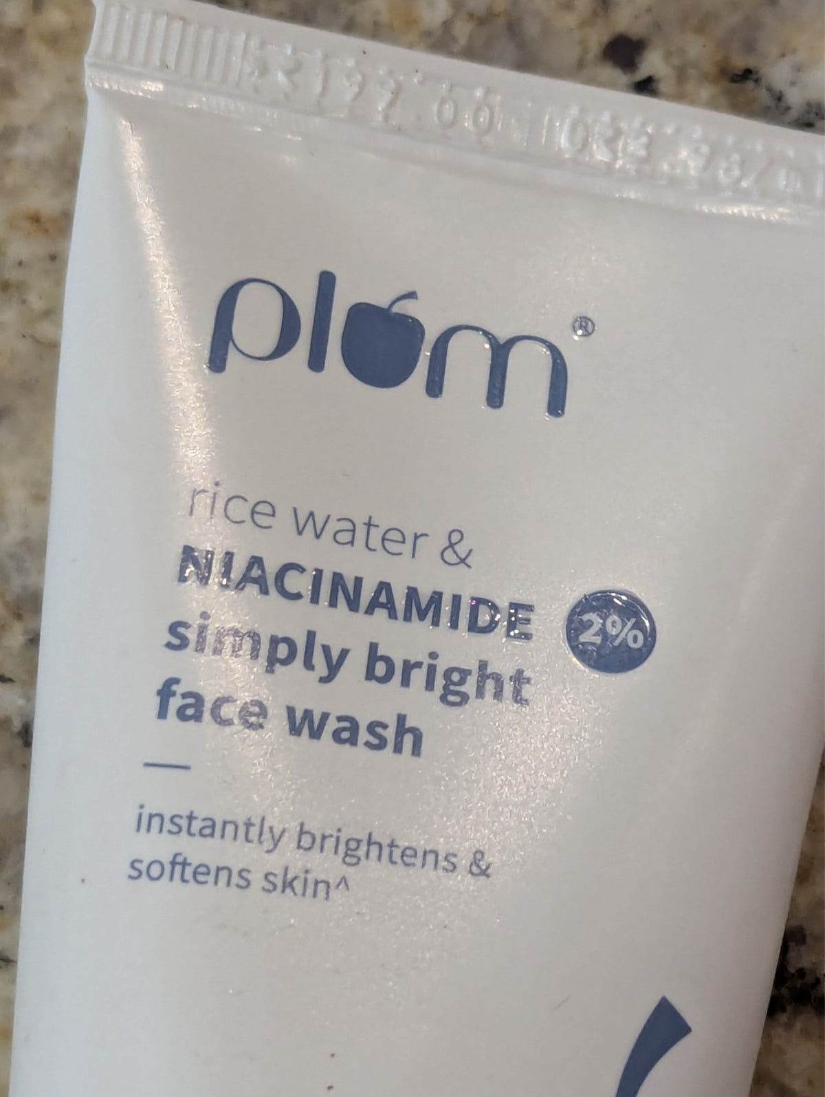 Plum Brightening Face Wash with Rice Water & Niacinamide - 1.69 oz