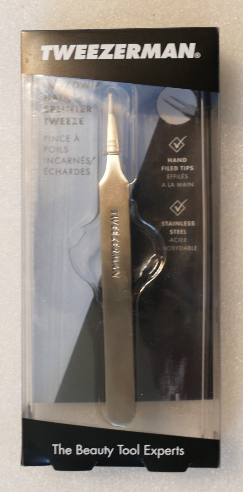 Ingrown Hair & Splinter Tweezer - Silver Precision Hair Removal Tool