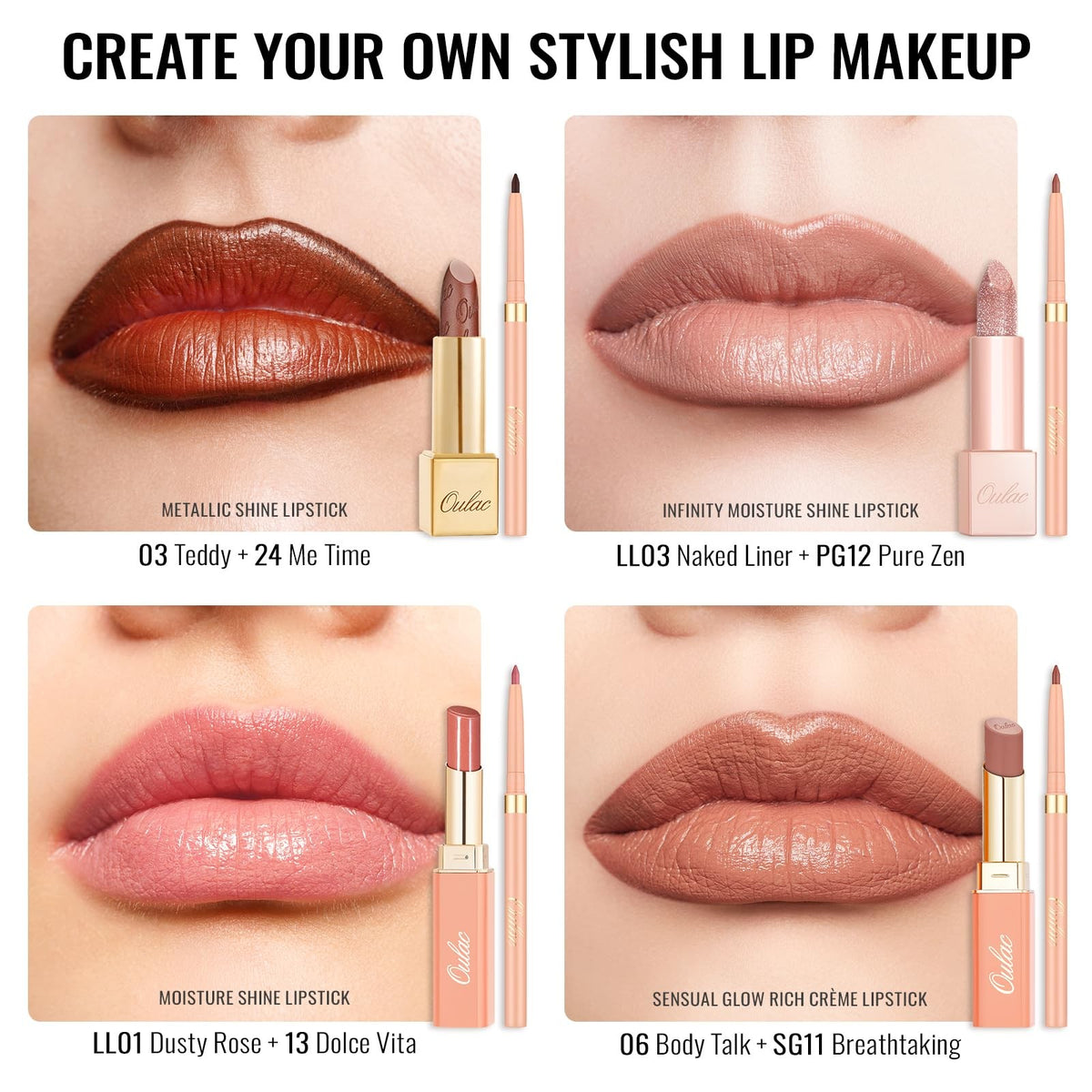 Lip Liner Pencil Waterproof Long-Lasting Lip Makeup Tool - Seductive LL05
