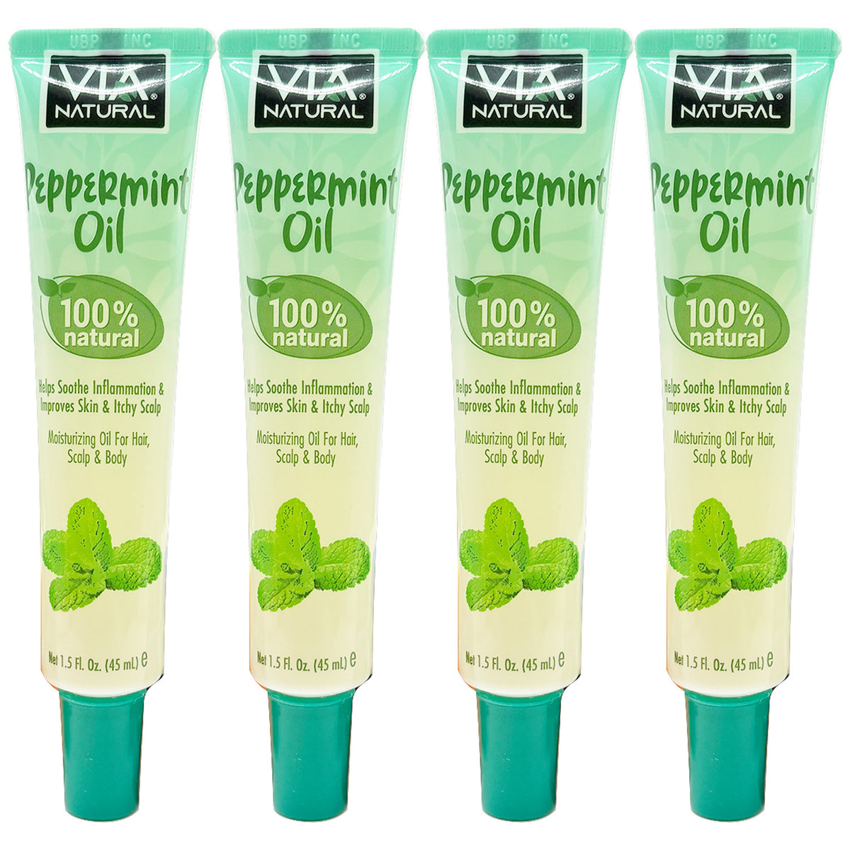 Natural Peppermint Oil for Hair, Skin & Body - 1.5oz Pack of 2-6