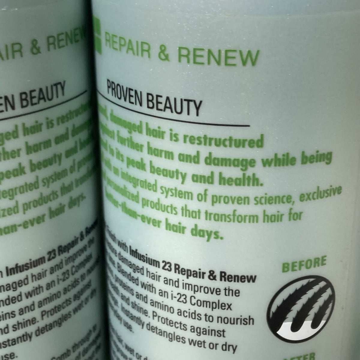 Infusium 23 Leave-In Hair Treatment Step 3 Repair & Renew - 3 Bottles