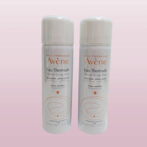 Thermal Spring Water Spray 1.6 Oz Pack of 2 - Hydrating Facial Mist