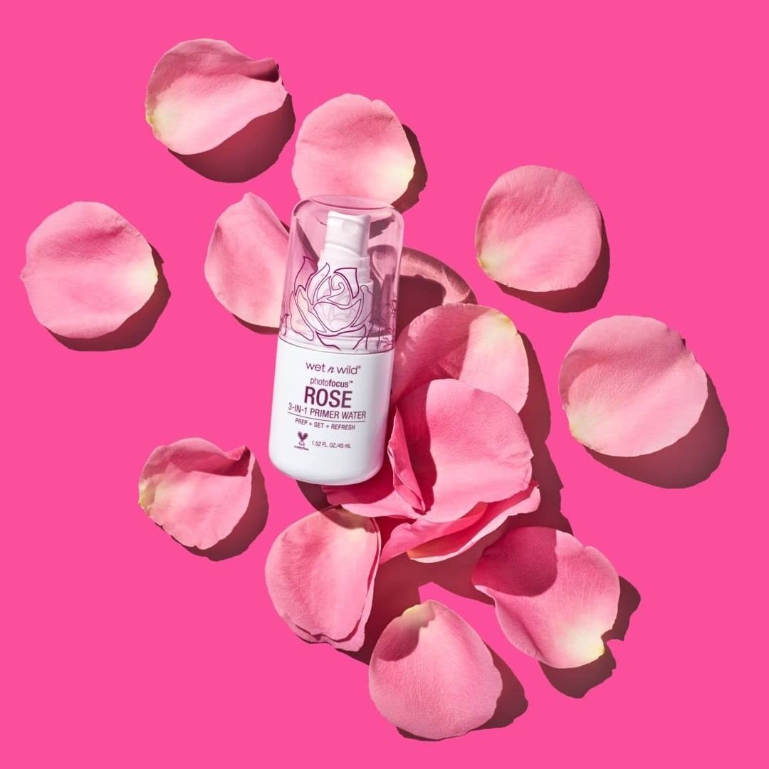 Hydrating Rose Primer Water Spray for Makeup & Skin Glow - 1.52 oz