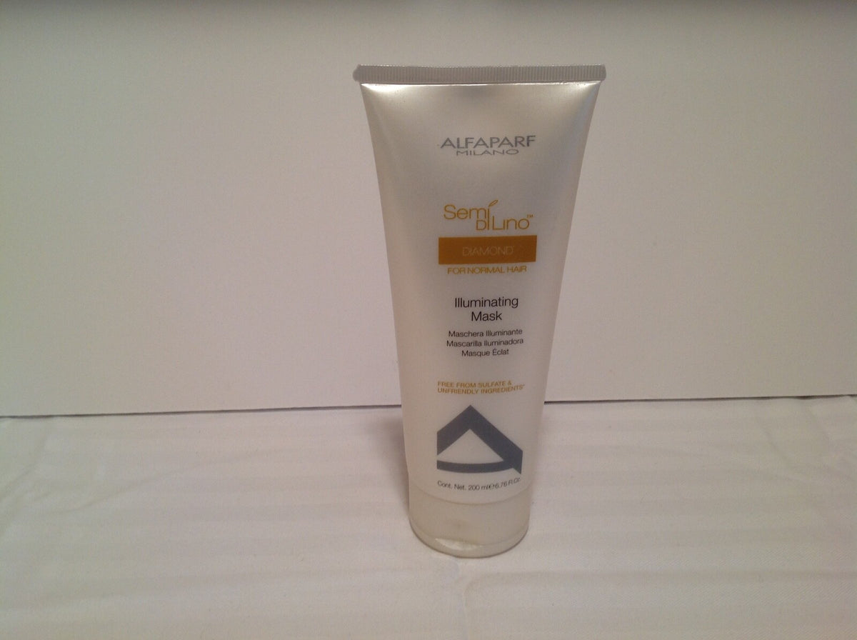 Alfaparf Semi Di Lino Diamond Illuminating Hair Mask 200ml - Nourishing & Brightening