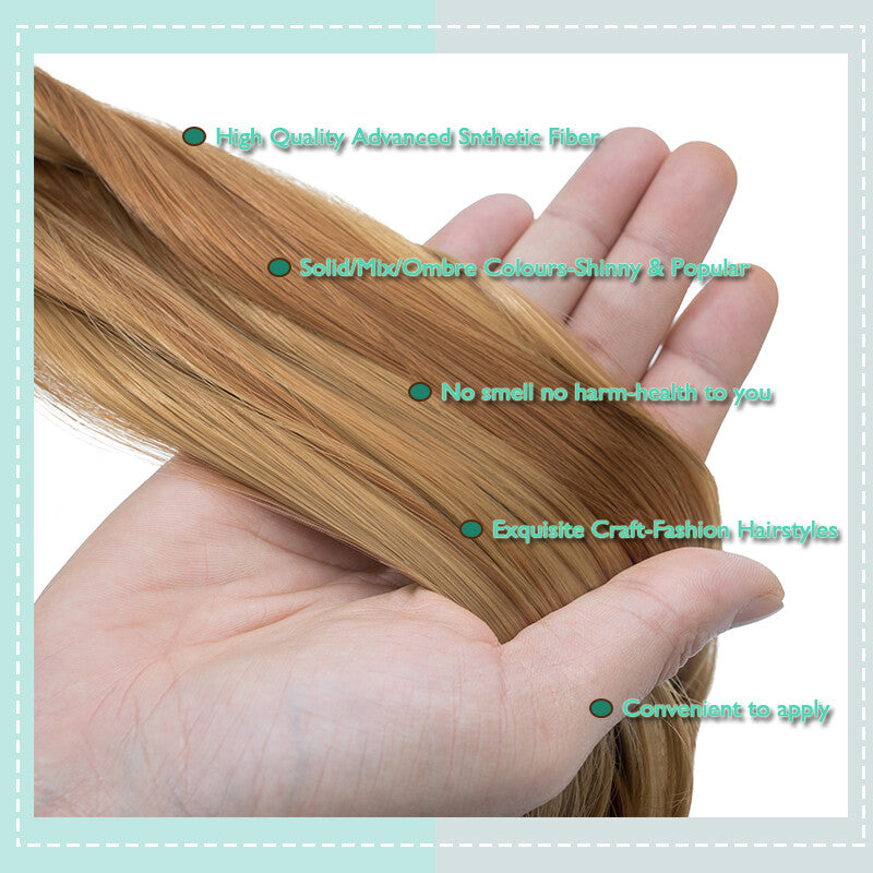 Curly Braiding Hair 24" Wave French Curls Synthetic Extensions