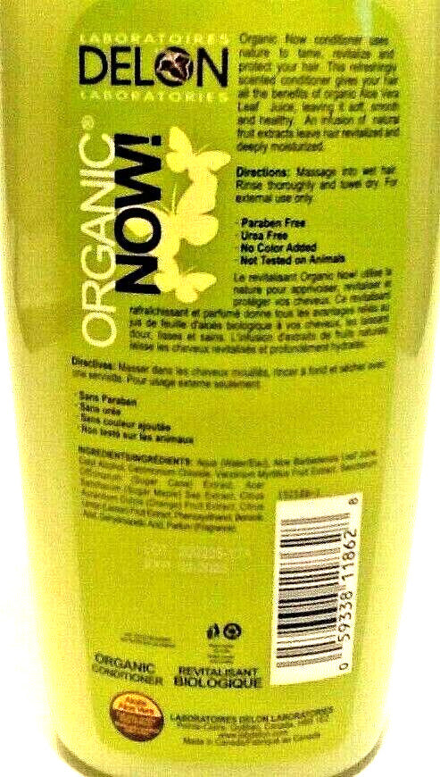 Organic Hair Conditioner - 11 oz Natural Hair Care for All Hair Types