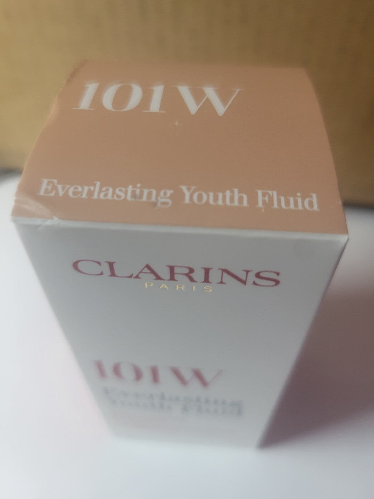 Clarins Everlasting Youth Fluid Foundation 101W 1oz/30ml New in Box