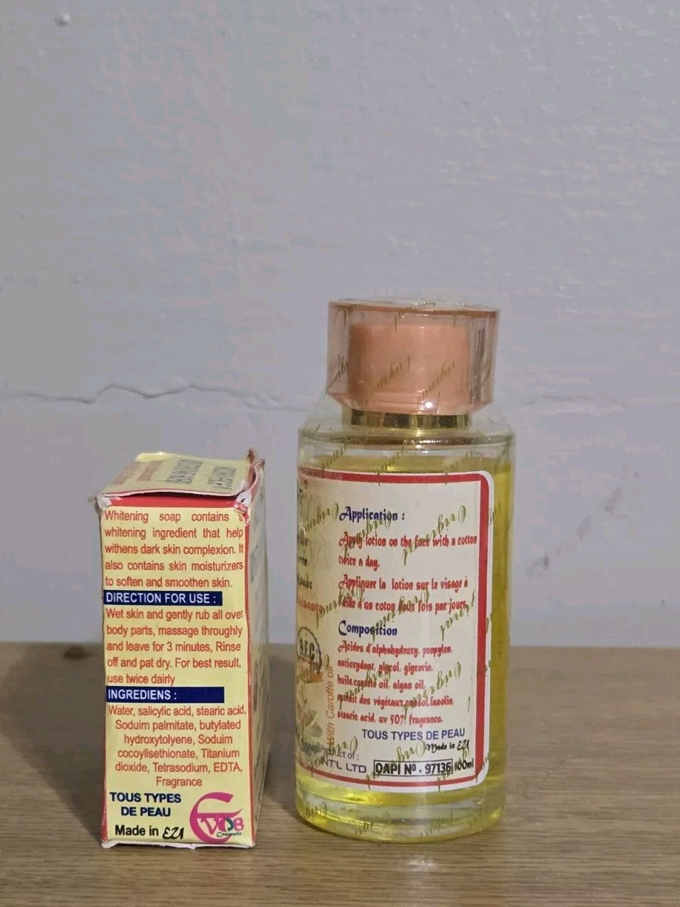 Vit.E Facial Cleanser - 100ml Golden Face Soap Evob Seal