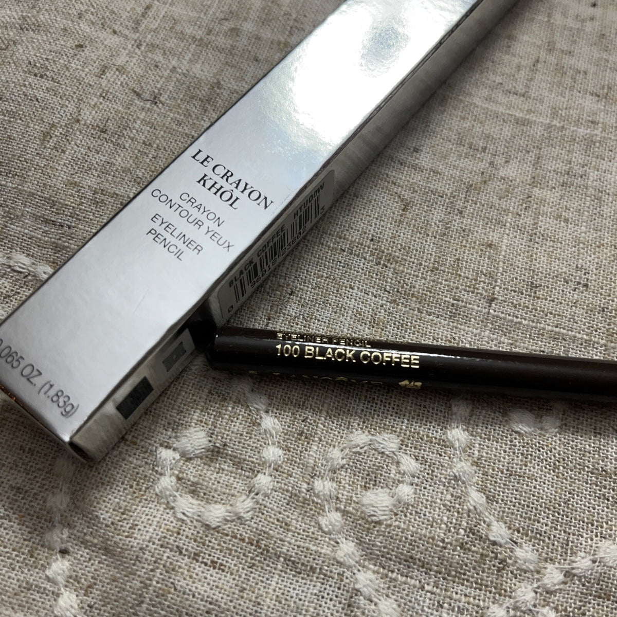 Full Size Black Coffee Eyeliner Pencil - Long-Lasting Makeup