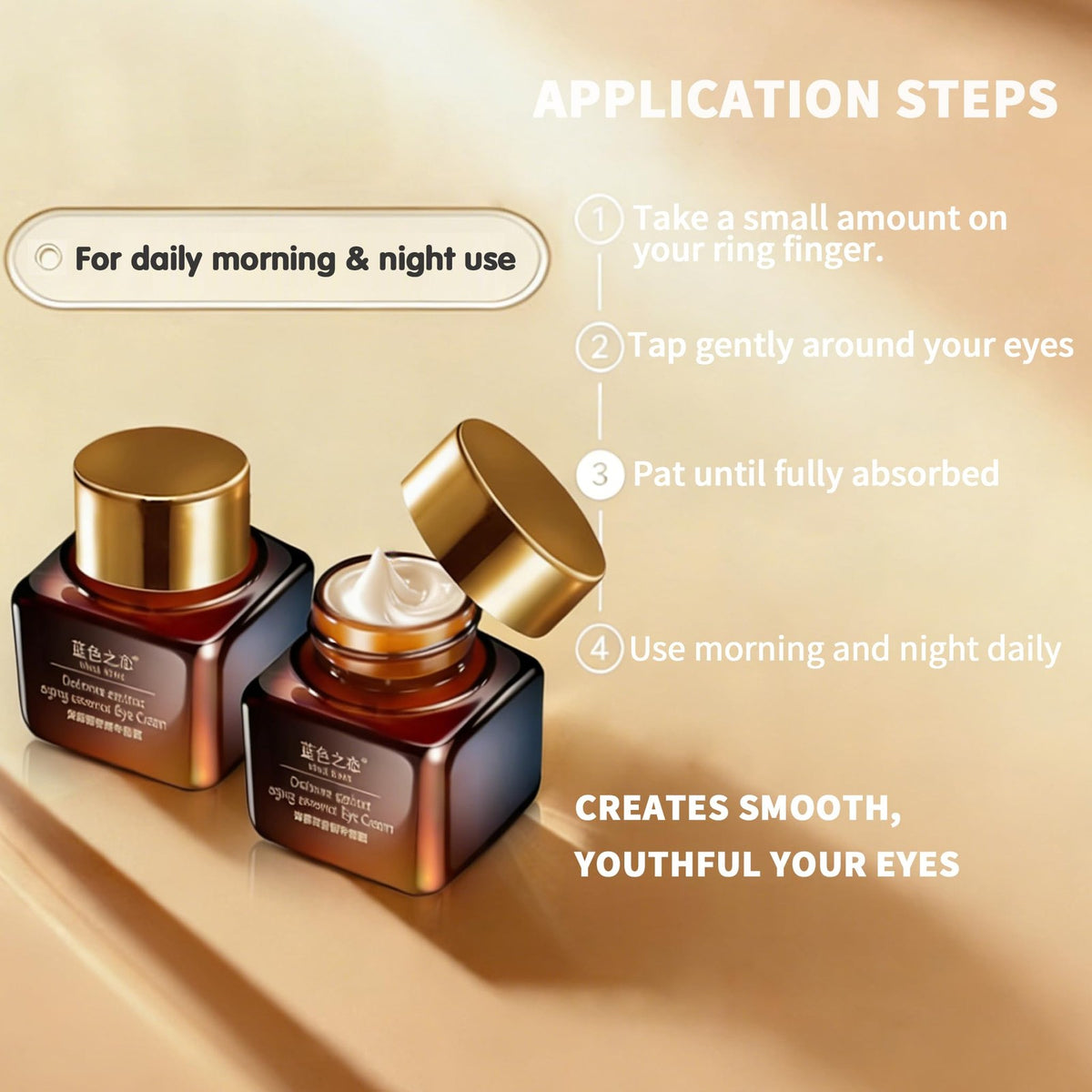 Anti-Aging Eye Cream for Dark Circles & Puffiness - 0.68 Fl Oz