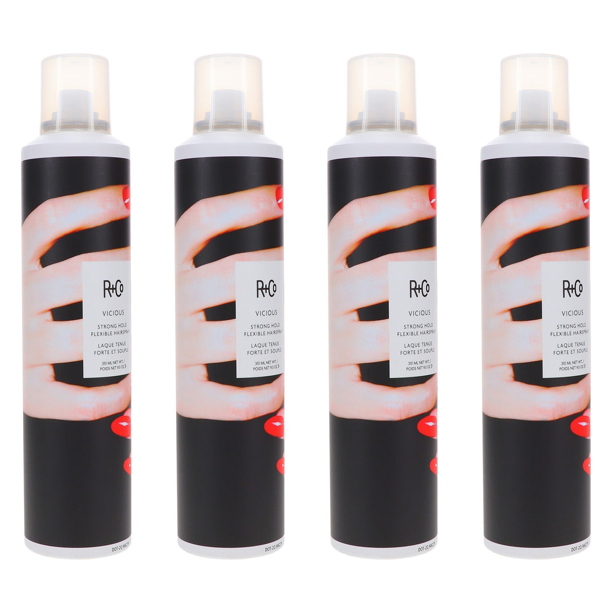 Strong Hold Flexible Hairspray - 9 oz Bottle, 4 Pack for All-Day Styling