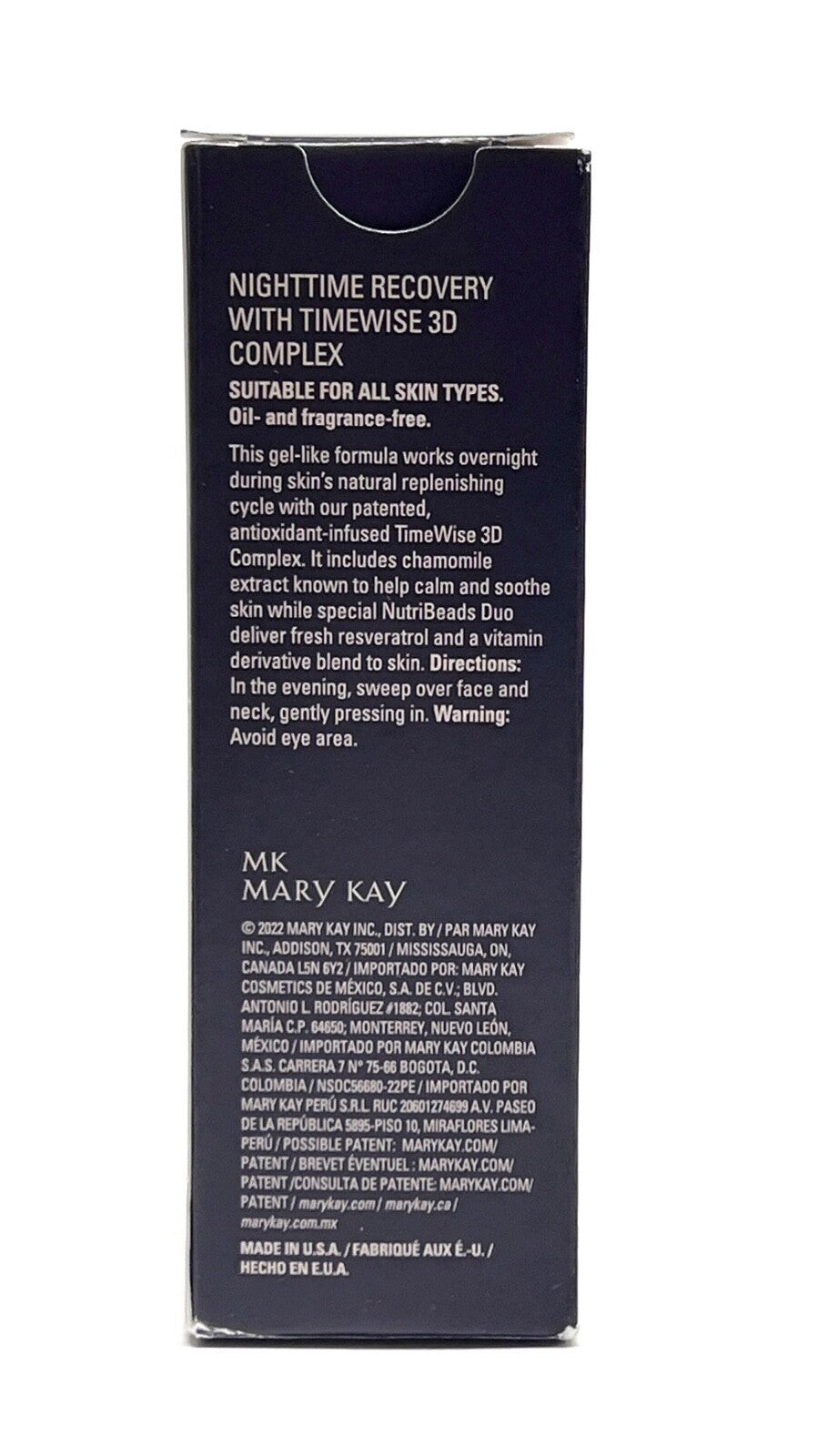 Nighttime Skin Recovery Solution with Timewise 3D Complex - Full Size 1 Fl Oz