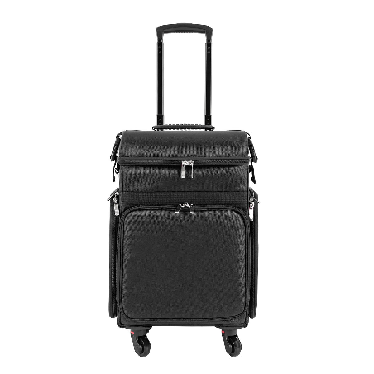 Travel Makeup Trolley with Multiple Compartments & Universal Wheels