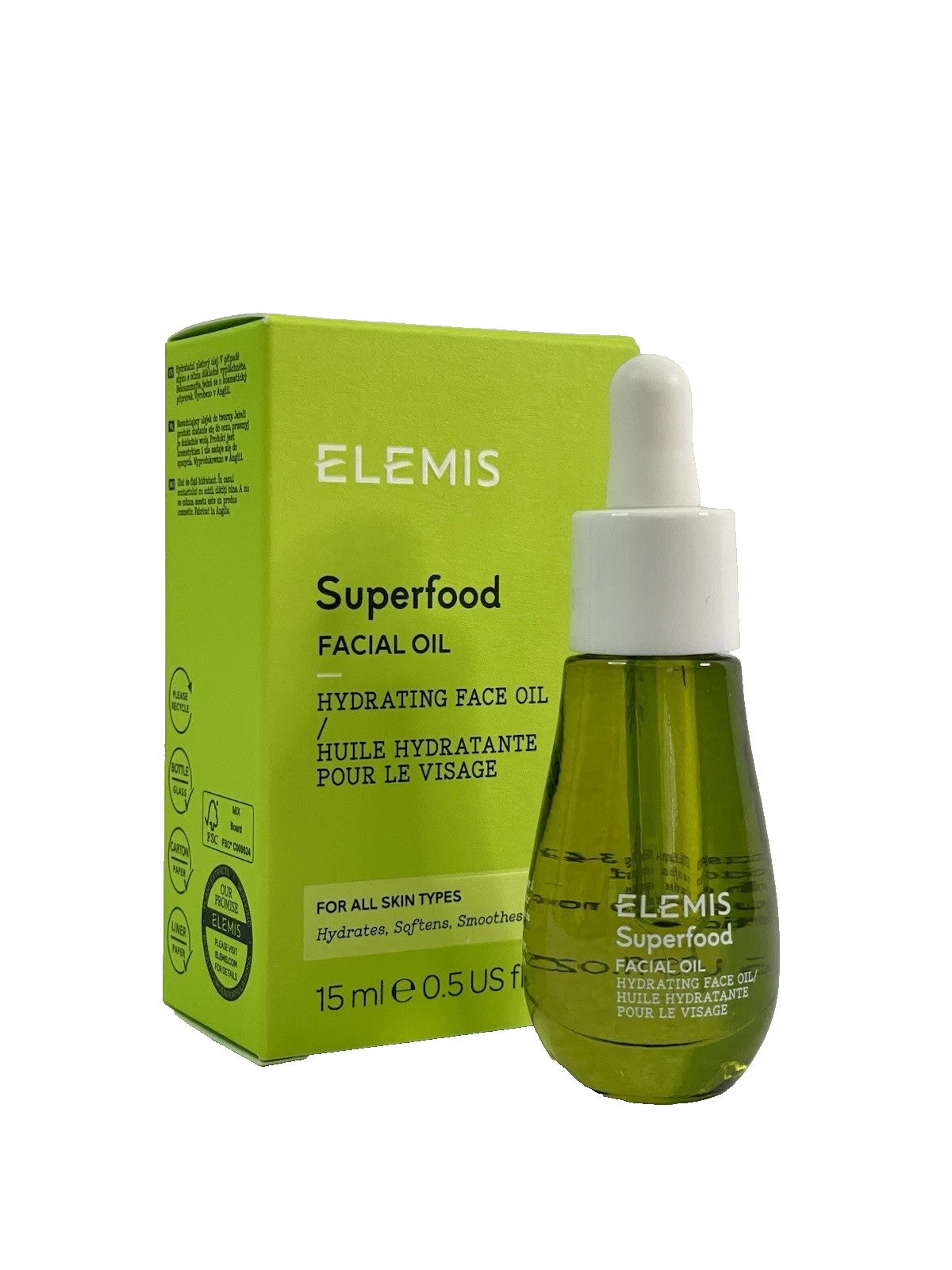 Elemis Superfood Facial Oil 15ml - Nourishing Skin Care Serum