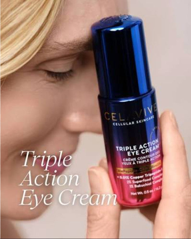 USANA Celavive Triple Action Eye Cream for Dark Circles & Puffiness 0.5 oz