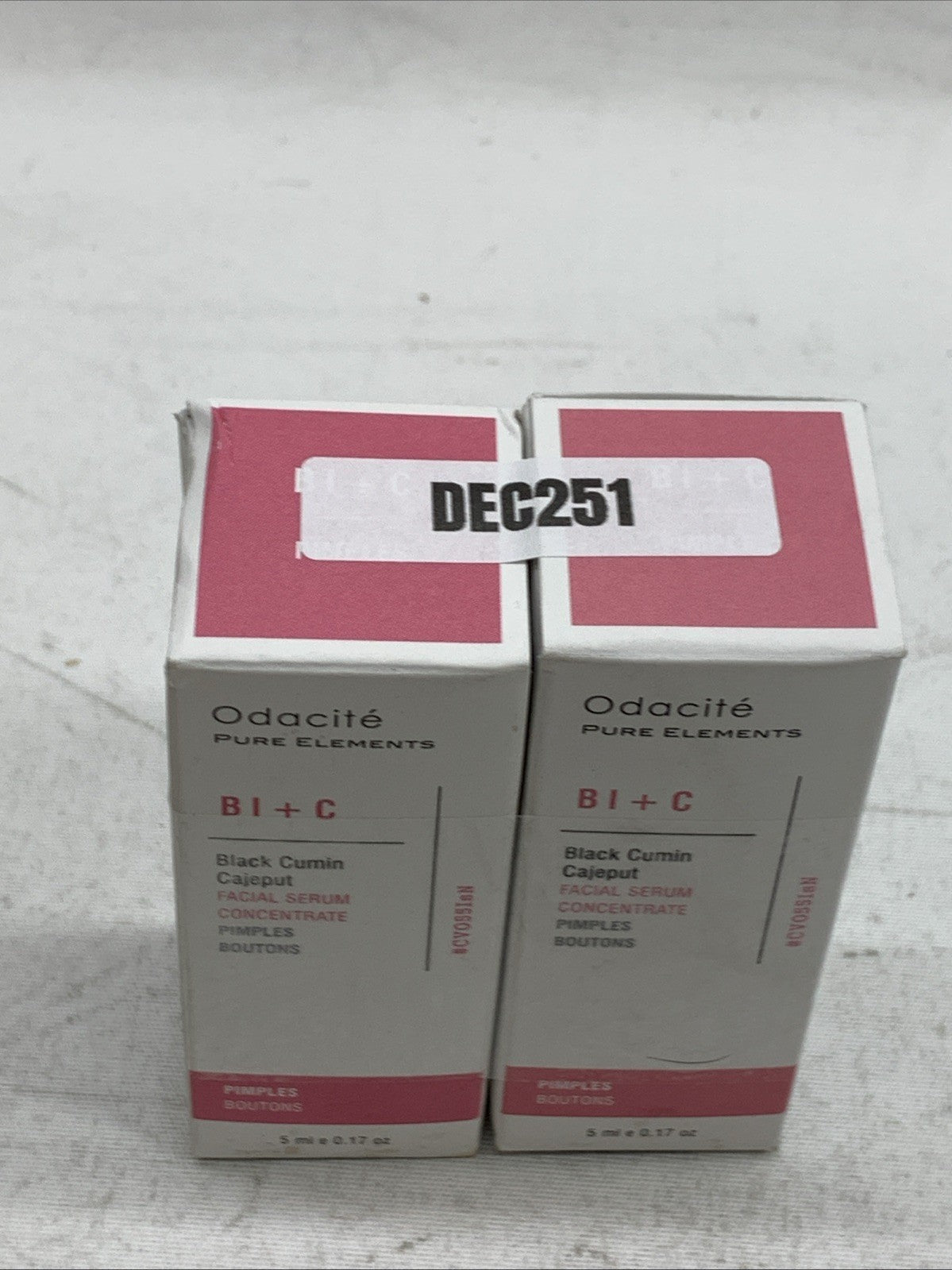 Face Serum & Acne Mask Set - Pore Cleansing Facial Oil - Lot of 2
